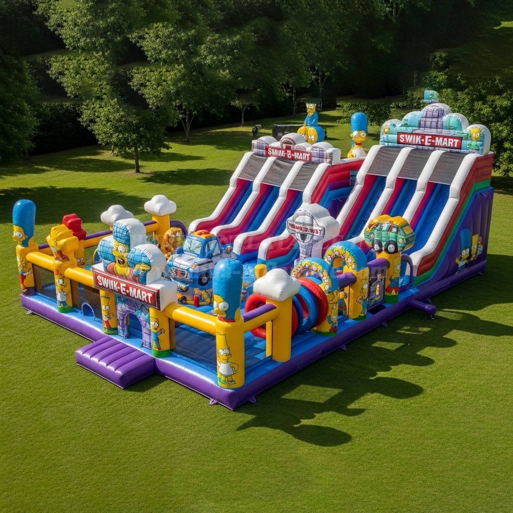 T6-6285 The Simpsons Theme Inflatable Funcity