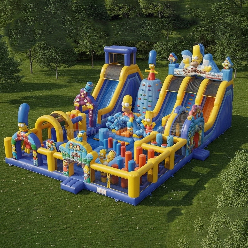 T6-6286 The Simpsons Theme Inflatable Funcity