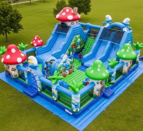T6-6289 The Smurfs Theme Inflatable Funcity