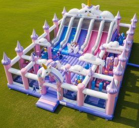 GF2-328 Unicorn Theme Inflatable Park