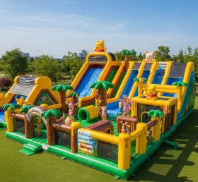 GF2-330 Winnie The Pooh Theme Inflatable Park