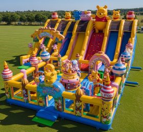 GF2-331 Winnie The Pooh Theme Inflatable Park