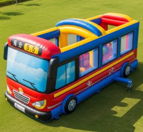 T6-6302 Bus Theme Inflatable Playground