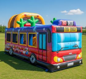 T6-6304 Bus Theme Inflatable Playground