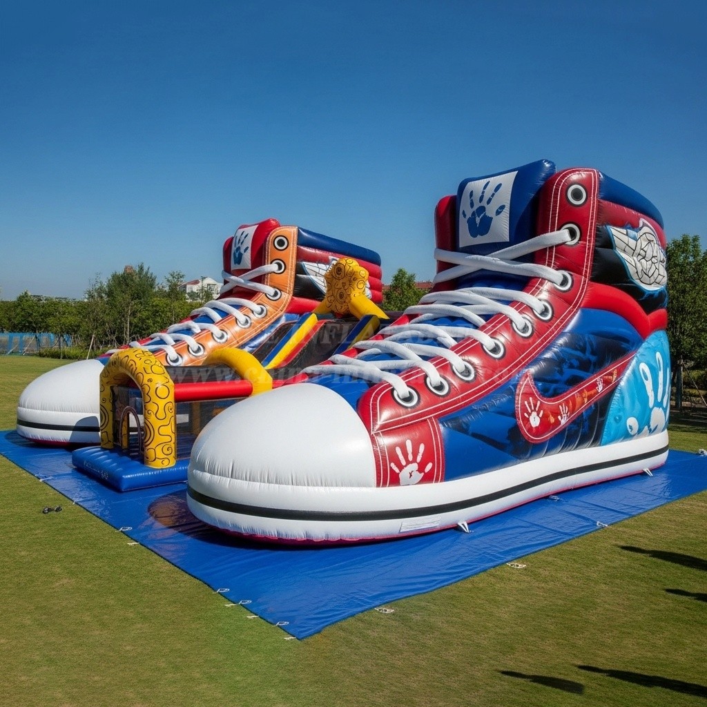 T6-6305 Bus Theme Inflatable Playground