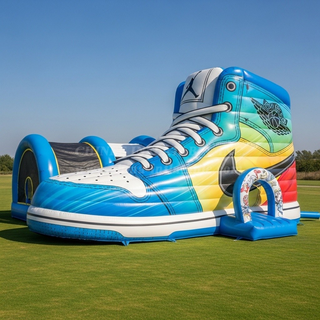 T6-6307 Sneakers Theme Inflatable Playground