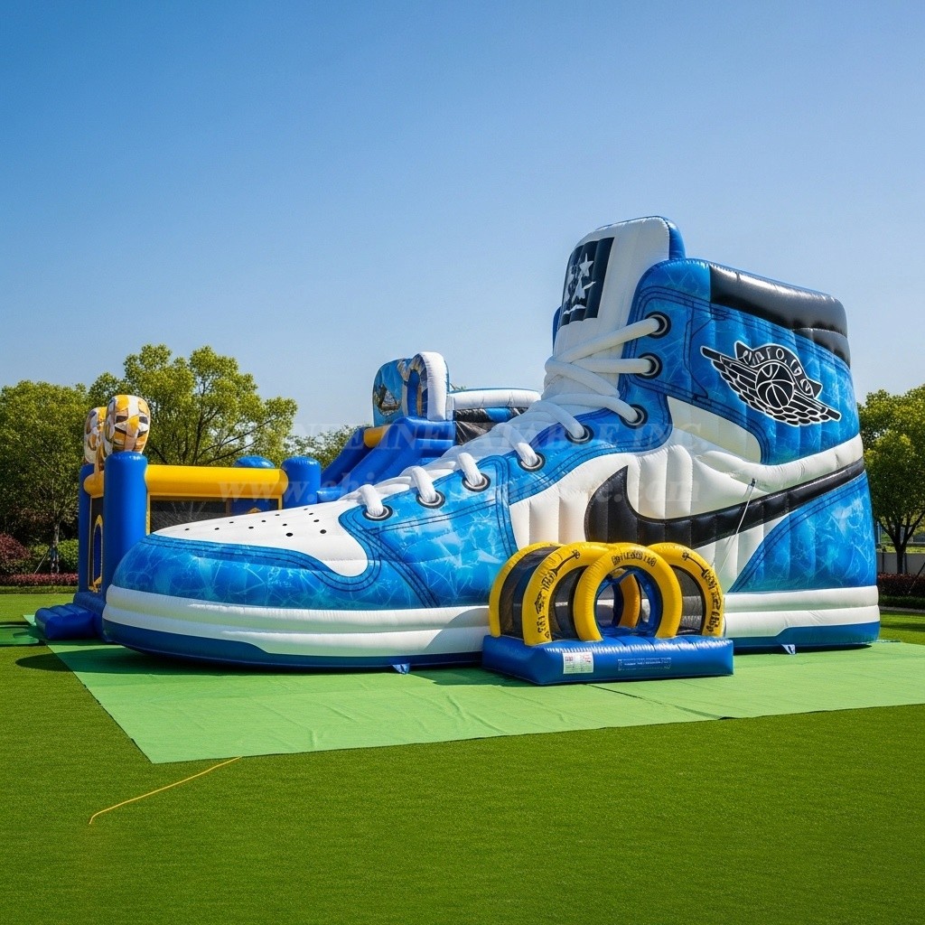 T6-6309 Sneakers Theme Inflatable Playground