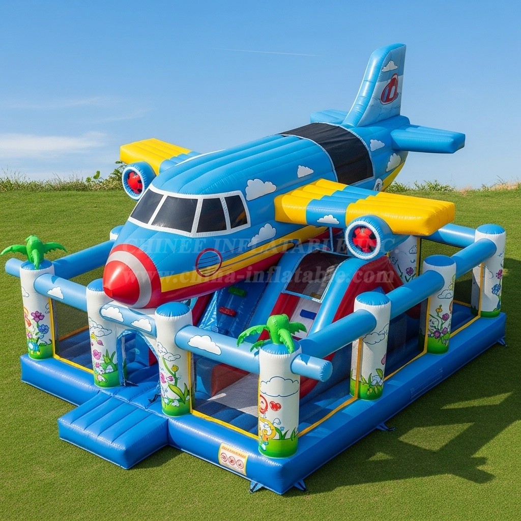 T6-6310 Airplane Theme Inflatable Playground