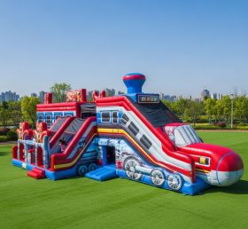 T6-6313 Train Theme Inflatable Playground