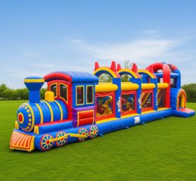 T6-6316 Train Theme Inflatable Playground