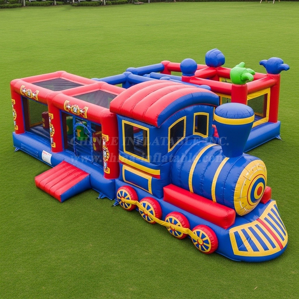 T6-6320 Train Theme Inflatable Playground