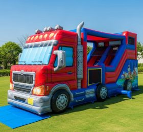 T6-6325 Monster Trucks Theme Inflatable Playground
