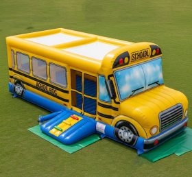 T6-6326 Bus Theme Inflatable Playground