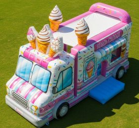 T6-6332 Food Trucks Theme Inflatable Playground