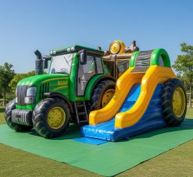 T6-6338 Monster Trucks Theme Inflatable Playground