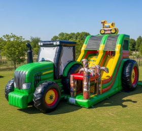 T6-6341 Monster Trucks Theme Inflatable Playground
