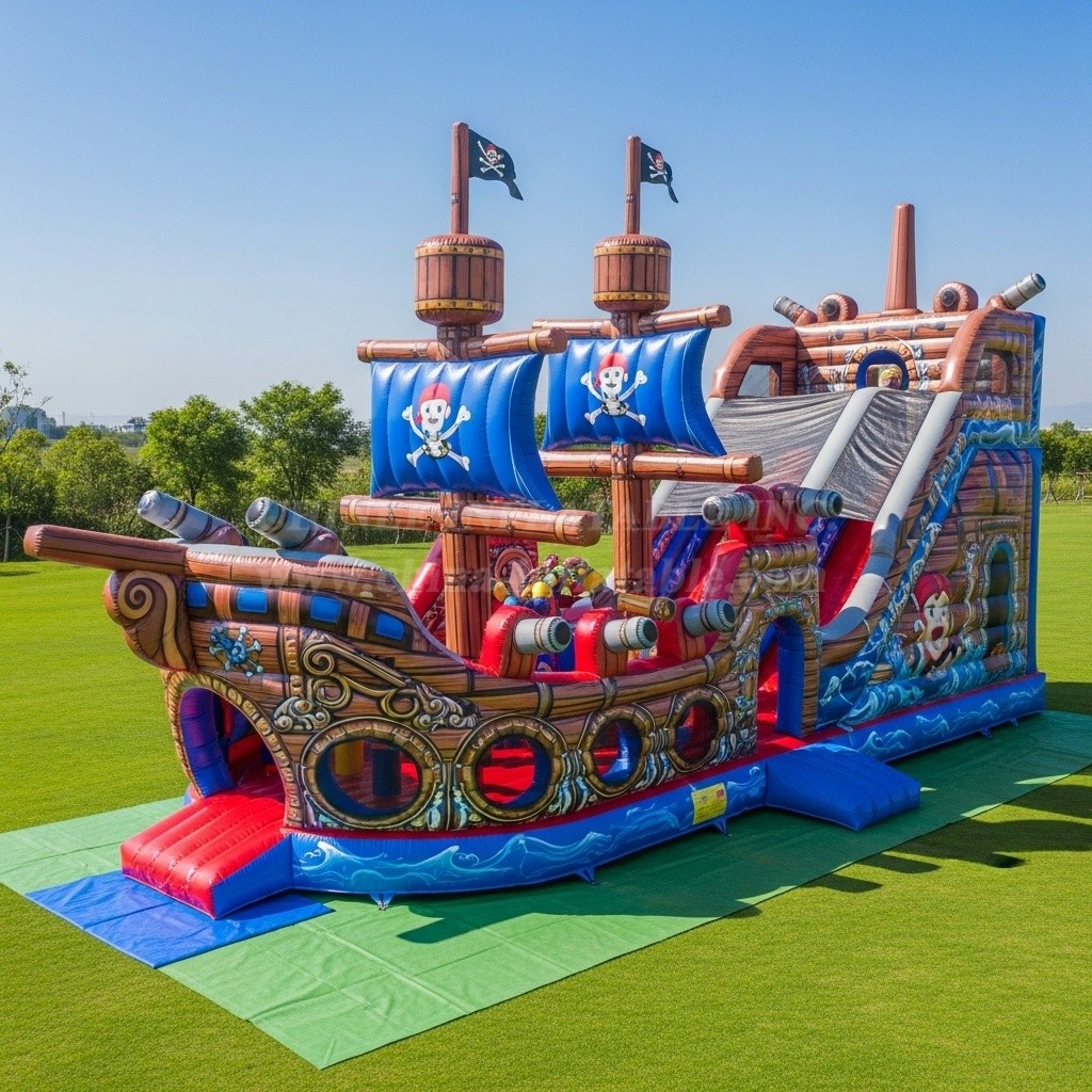 T6-6360 Pirates Theme Inflatable Playground