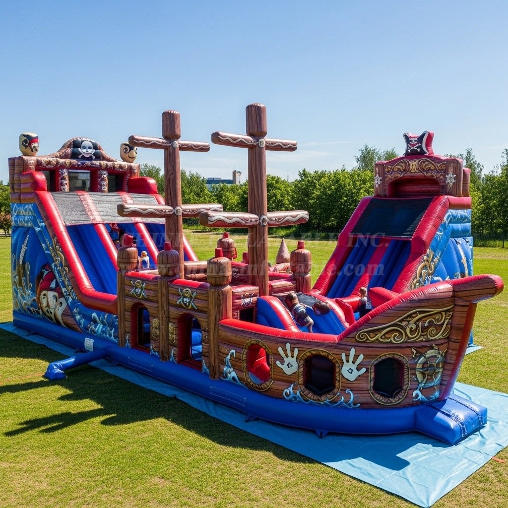 T6-6361 Pirates Theme Inflatable Playground