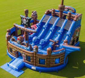 T6-6362 Pirates Theme Inflatable Playground