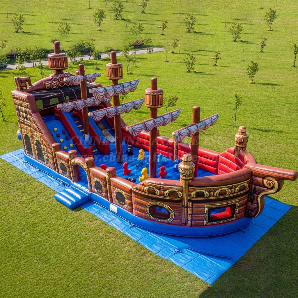 T6-6363 Pirates Theme Inflatable Playground