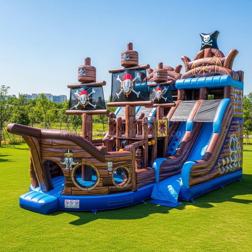 T6-6364 Pirates Theme Inflatable Playground