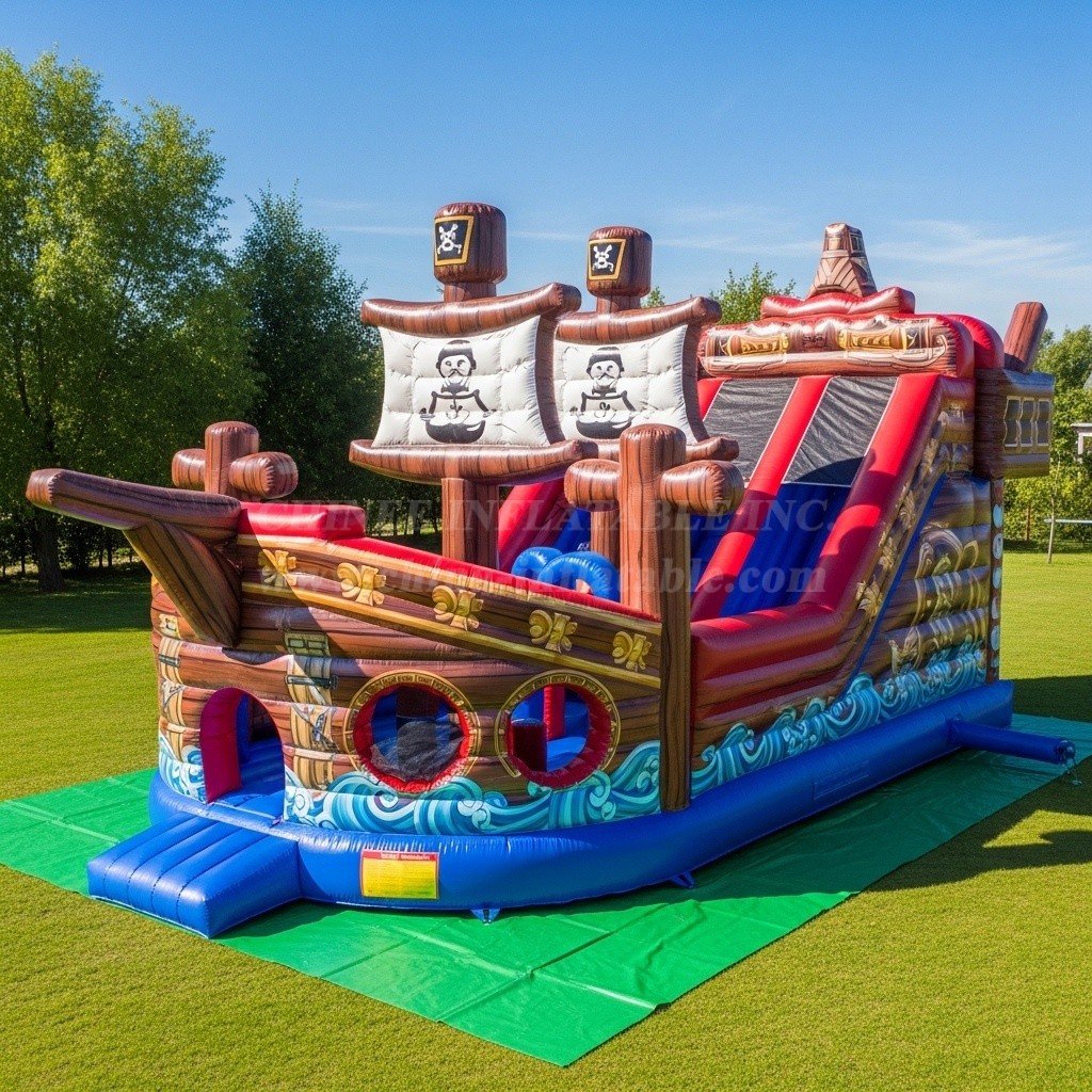 T6-6366 Pirates Theme Inflatable Playground