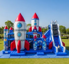T6-6369 Rocket Theme Inflatable Playground