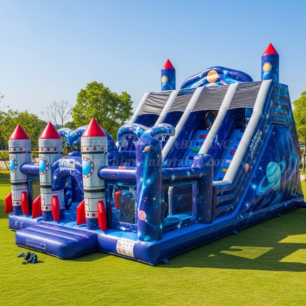 T6-6371 Space Theme Inflatable Playground