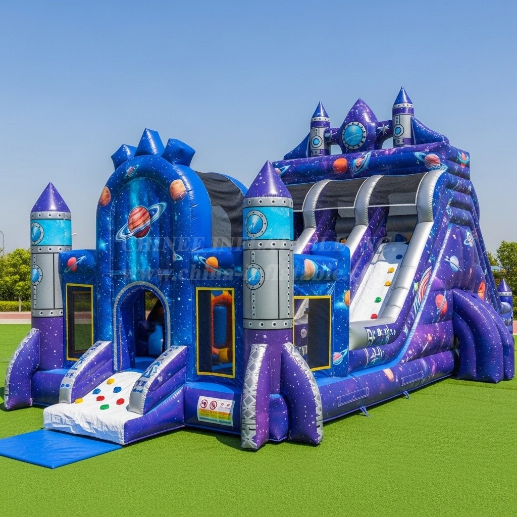 T6-6373 Space Theme Inflatable Playground