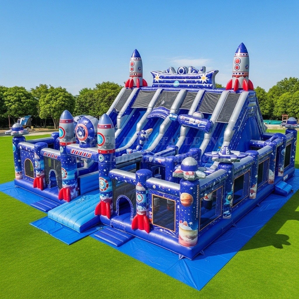 T6-6374 Space Theme Inflatable Playground