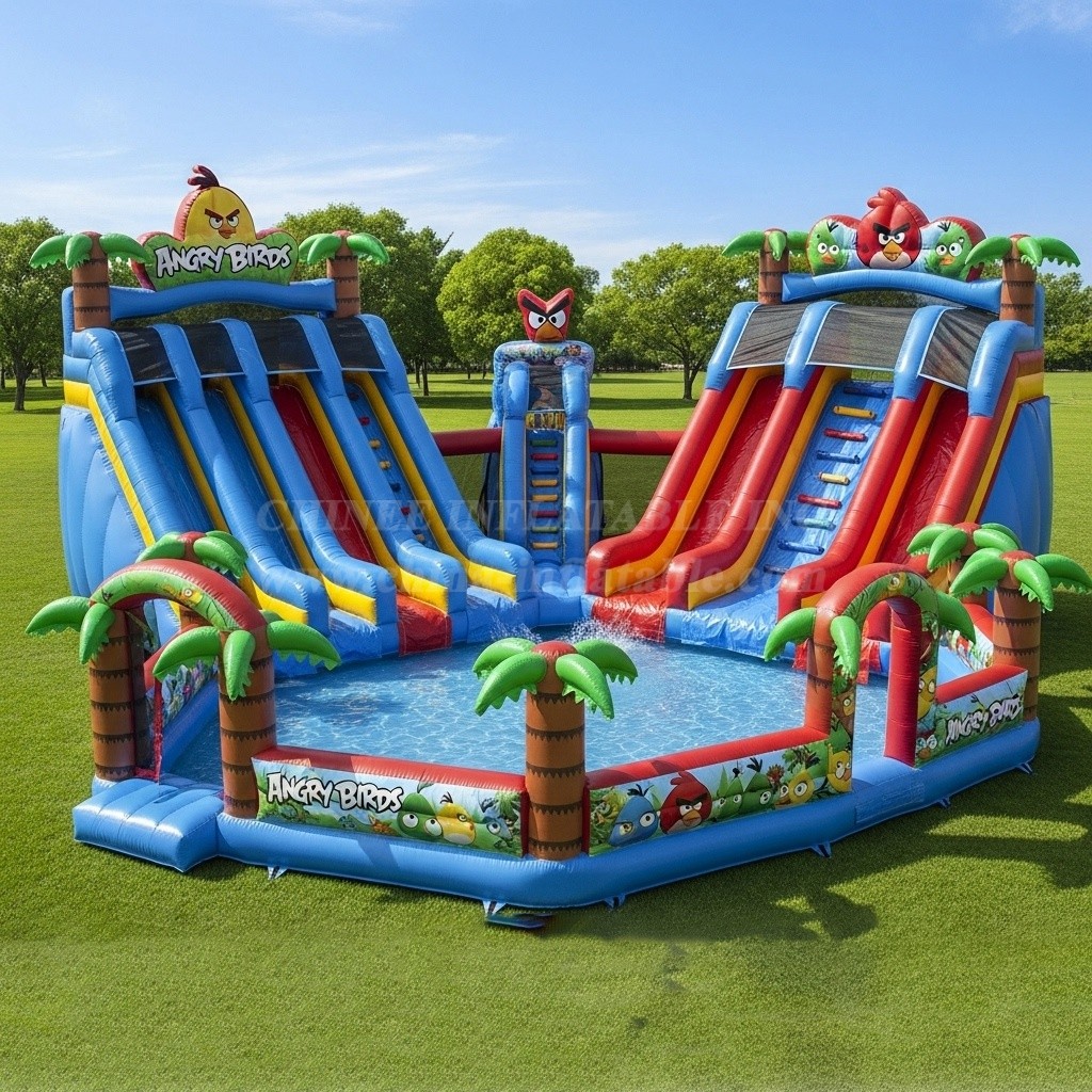 Pool3-230 Angry Birds Theme Pool Water Park