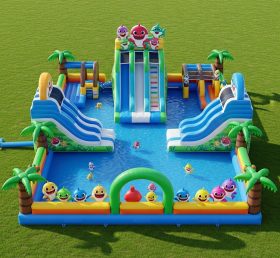 Pool3-231 Baby Shark Theme Pool Water Park