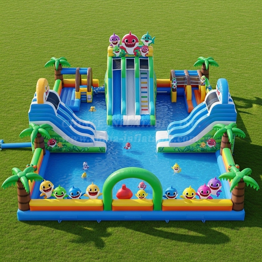 Pool3-231 Baby Shark Theme Pool Water Park