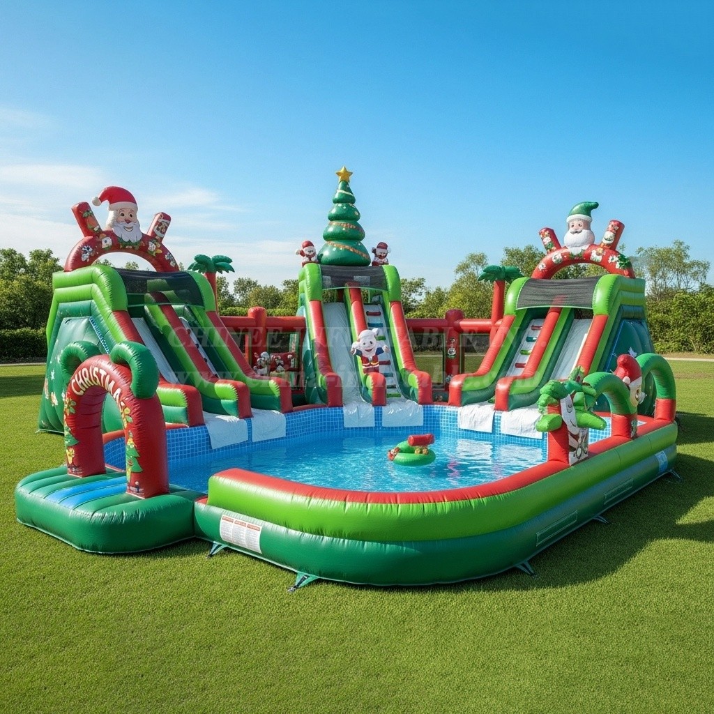 Pool3-245 Christmas Theme Pool Water Park