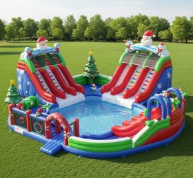 Pool3-246 Christmas Theme Pool Water Park
