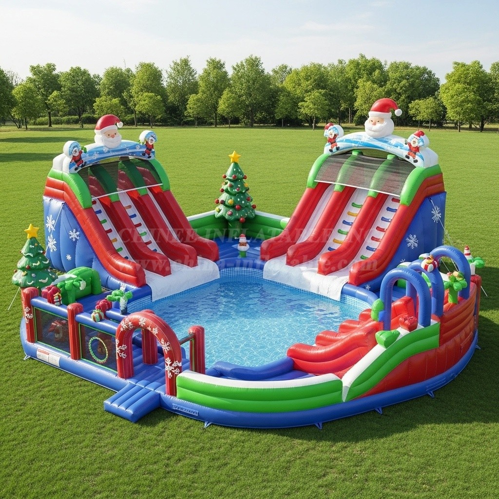 Pool3-246 Christmas Theme Pool Water Park