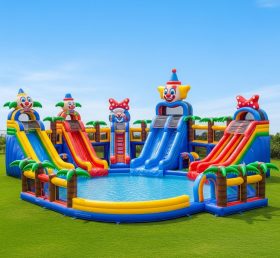 Pool3-248 Clown Theme Pool Water Park