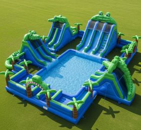 Pool3-256 Crocodile Theme Pool Water Park
