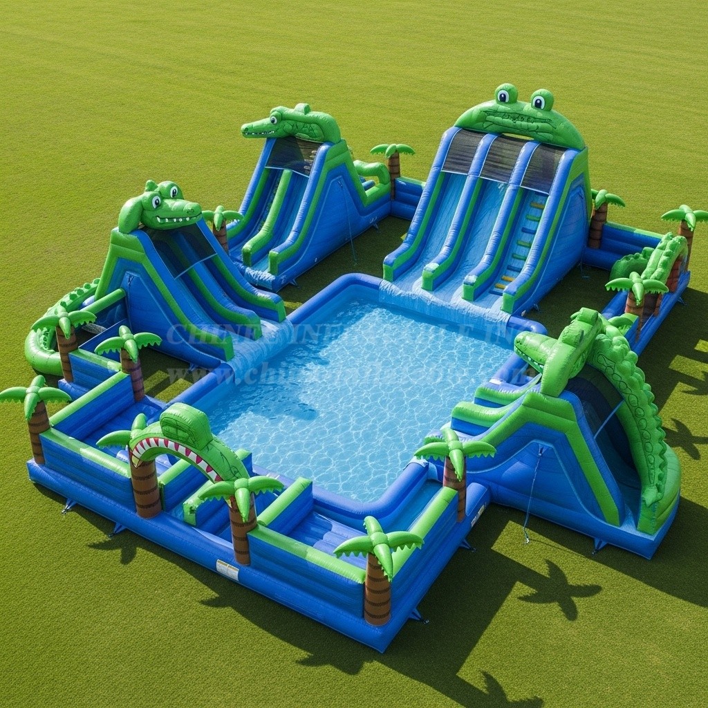 Pool3-256 Crocodile Theme Pool Water Park