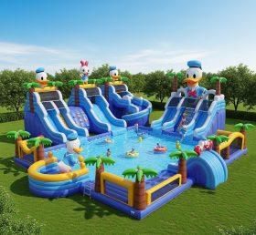 Pool3-261 Donald Duck Theme Pool Water Park