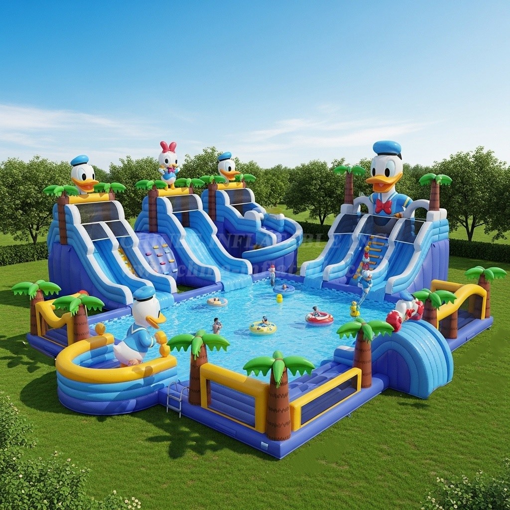 Pool3-261 Donald Duck Theme Pool Water Park