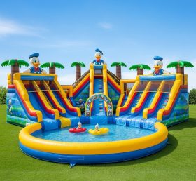 Pool3-265 Donald Duck Theme Pool Water Park