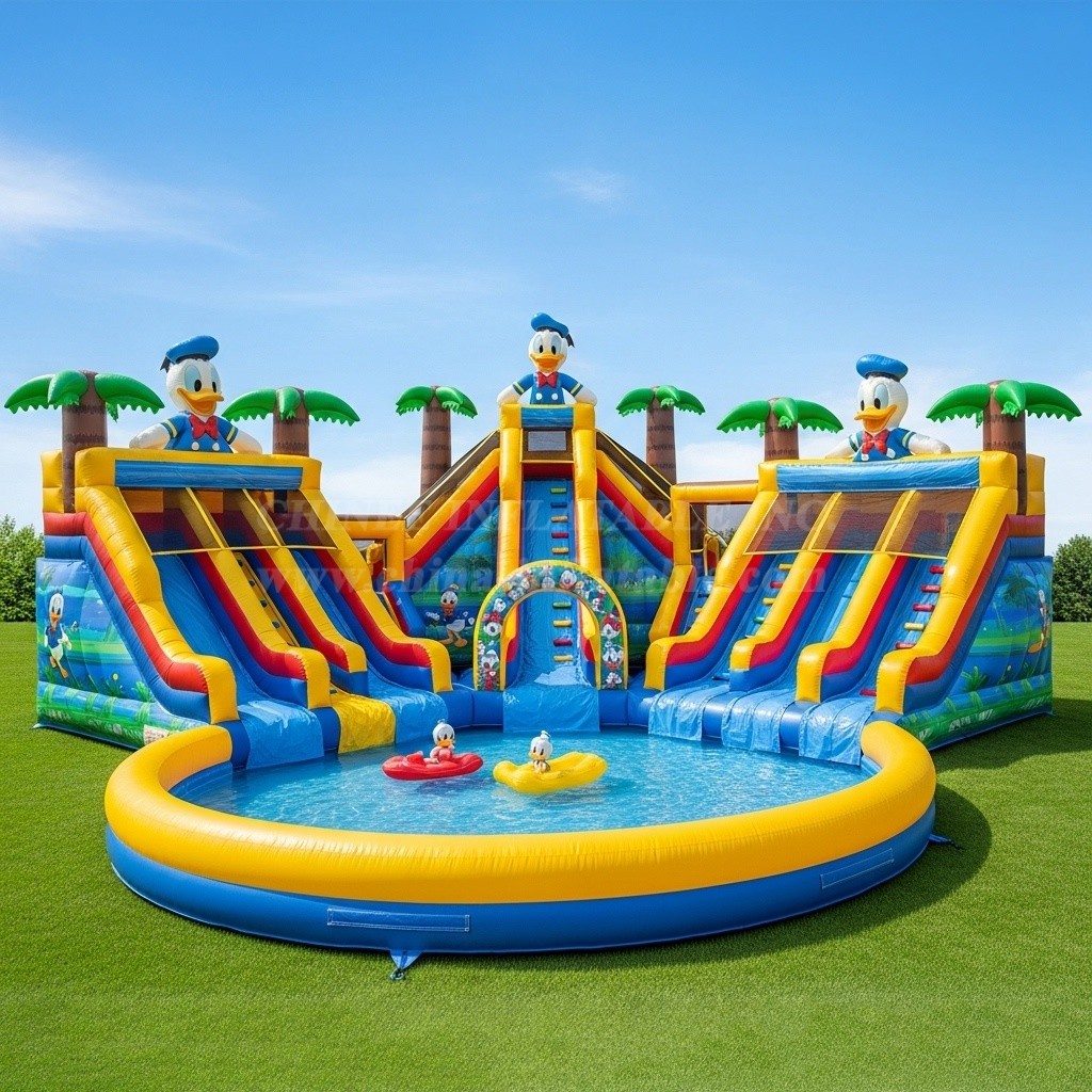 Pool3-265 Donald Duck Theme Pool Water Park