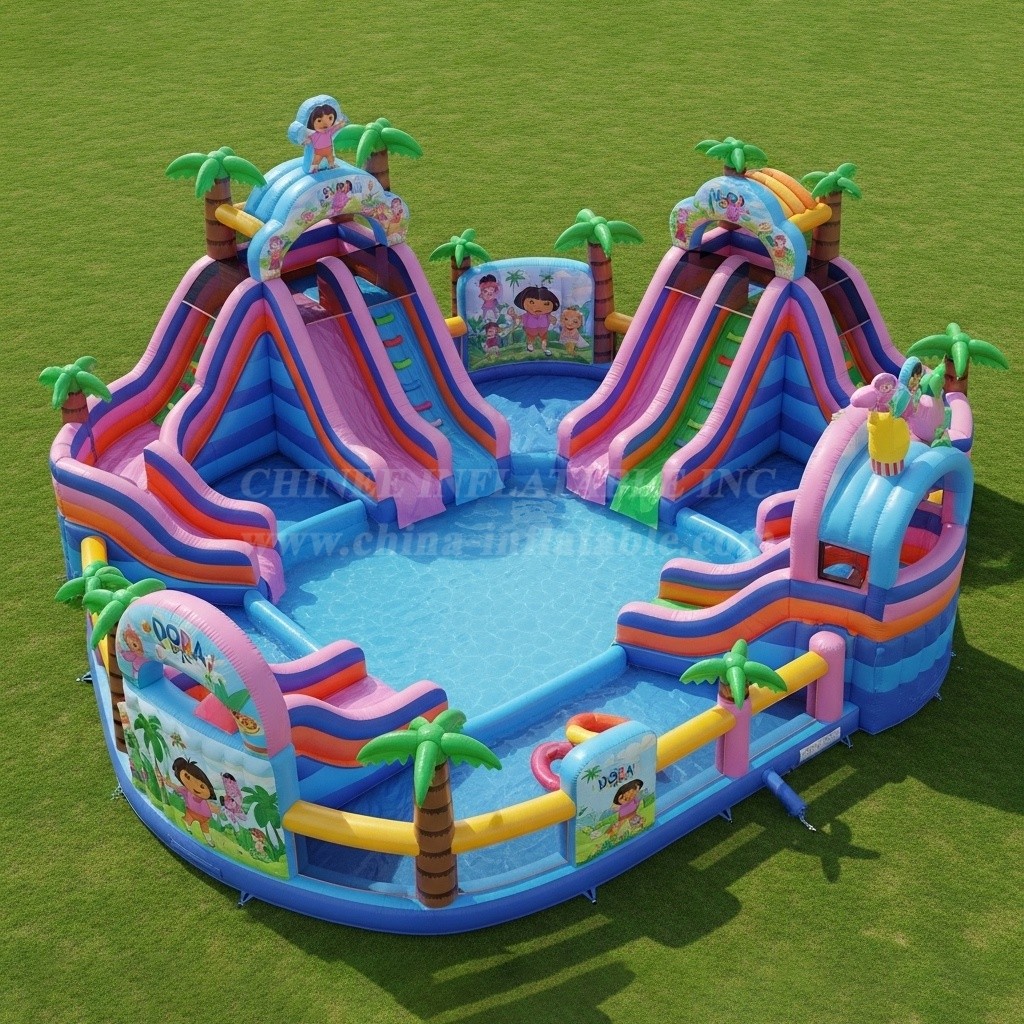 Pool3-268 Dora Theme Pool Water Park