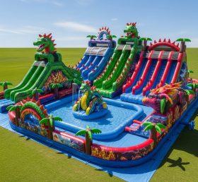 Pool3-273 Dragon Theme Pool Water Park