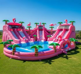Pool3-282 Flamingo Theme Pool Water Park