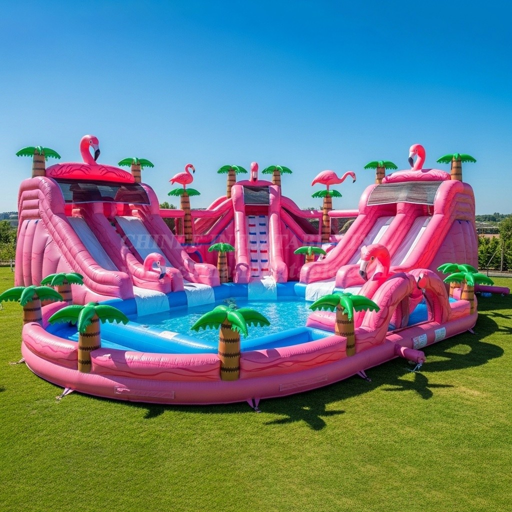 Pool3-282 Flamingo Theme Pool Water Park