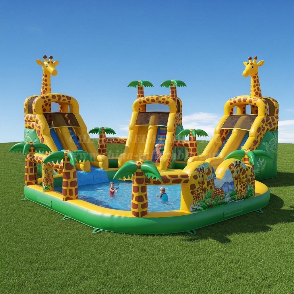 Pool3-285 Giraffe Theme Pool Water Park