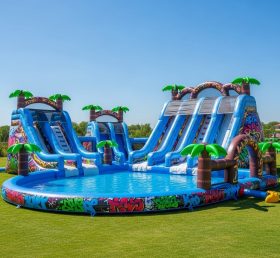 Pool3-286 Graffiti Theme Pool Water Park