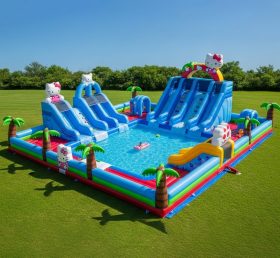 Pool3-290 Hello Kitty Theme Pool Water Park